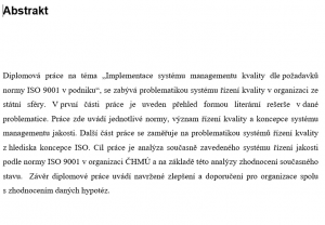 Bakalářské práce – abstrakt vzor 1